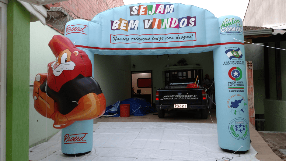 portico inflavel