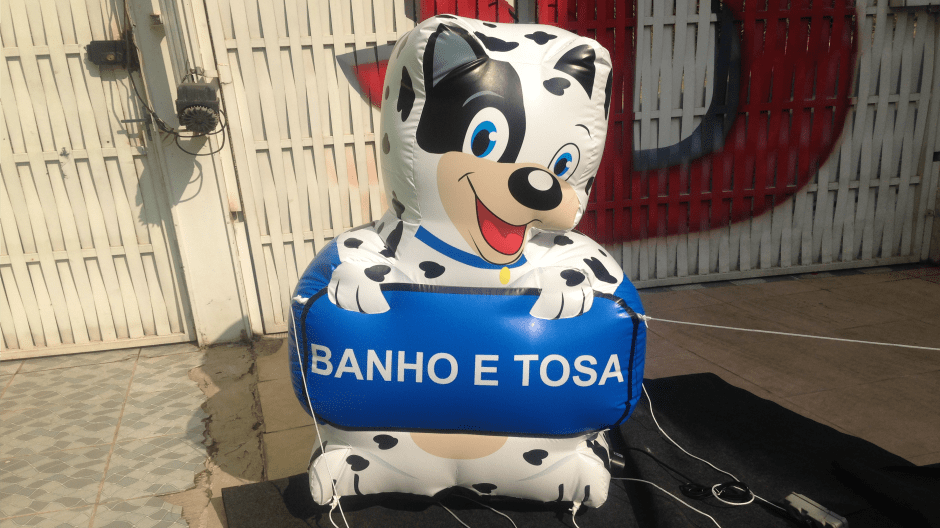mascote inflavel
