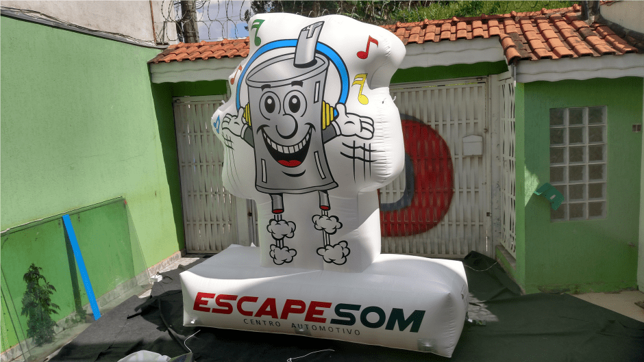 mascote inflavel